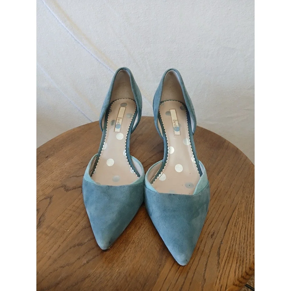 Boden teal suede d'orsay pumps EU 39.5 US 9